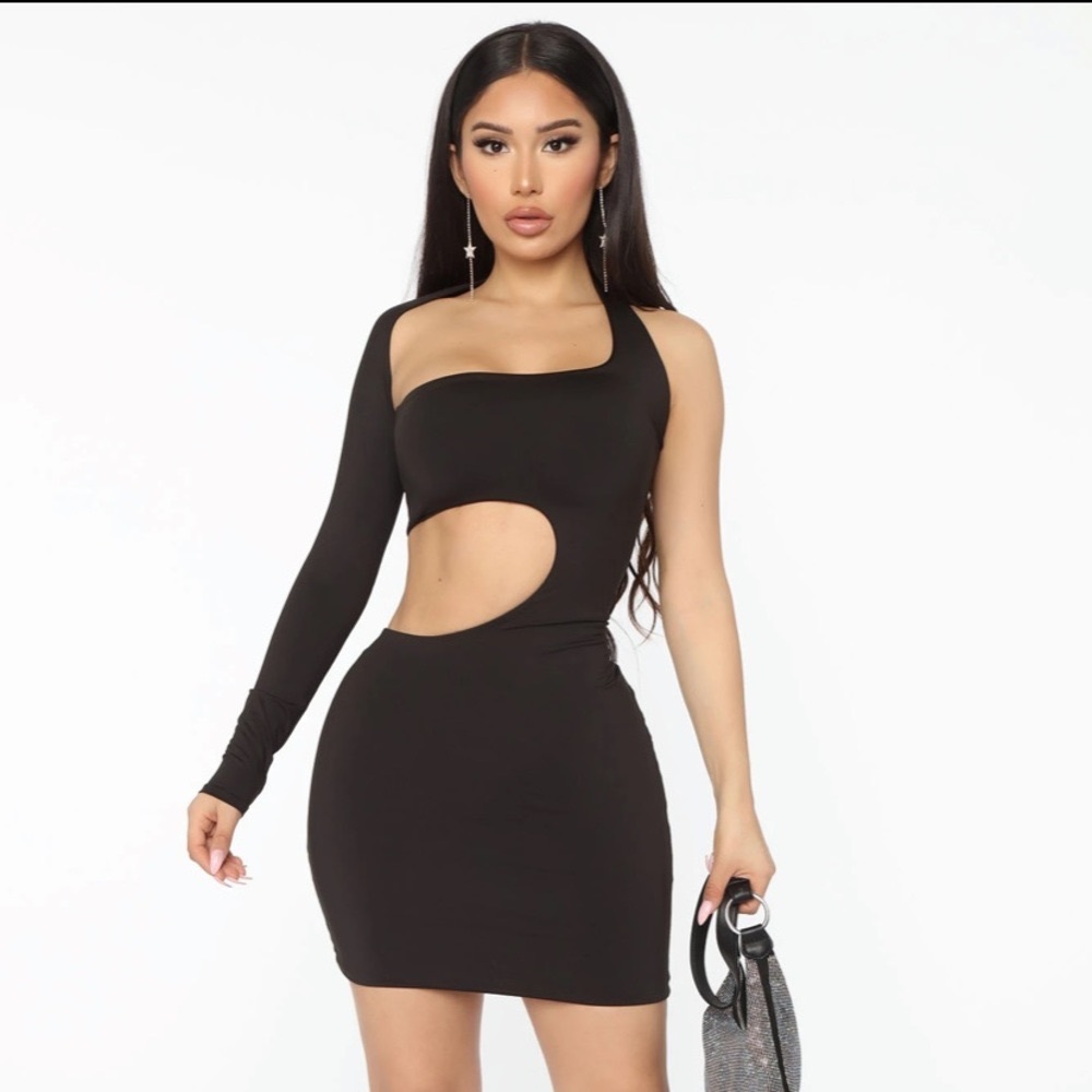 Taking Over Cut Out Mini Dress